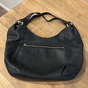 Michael Kors Black Leather Hobo Bag